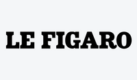 Bold text spelling "LE FIGARO" on a plain background.